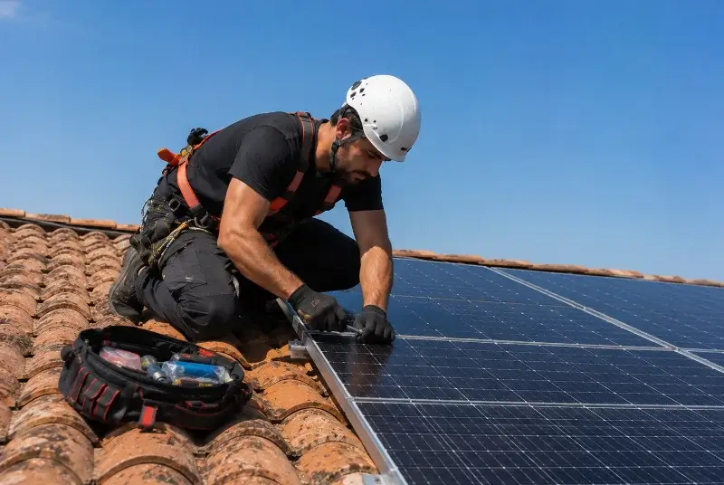 Maintenance et monitoring de panneaux solaires à Saint-Simon-de-Pellouaille